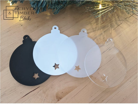 Christmas Bauble Star - 80mm - AT Blanks Australia#option1 - #product_vendor - #product_type