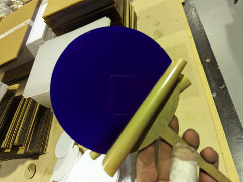Circle Cake Topper -blue semi translucent - AT Blanks Australia#option1 - #product_vendor - #product_type