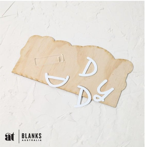 DADDY Handprint Sign - AT Blanks Australia#option1 - #product_vendor - #product_type