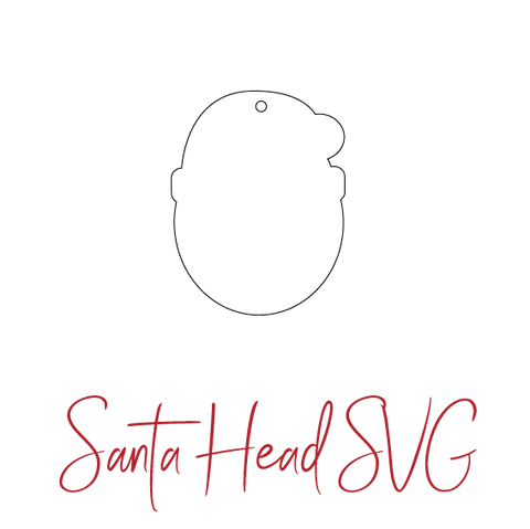 DIGITAL SVG FILE - Santa Head - AT Blanks Australia#option1 - #product_vendor - #product_type