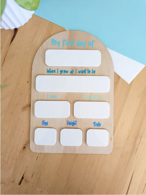 DIY Kit - Back to School Board | Arch + White - AT Blanks Australia#option1 - #product_vendor - #product_type