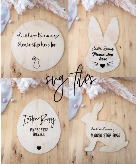 Easter Bunny Stop Here - Board Blank - AT Blanks Australia#option1 - #product_vendor - #product_type