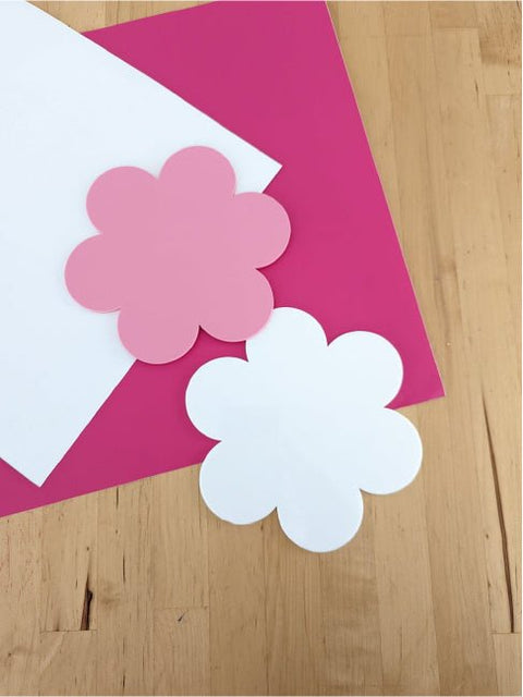 Flower Desk Plaque | Acrylic Blank - AT Blanks Australia#option1 - #product_vendor - #product_type