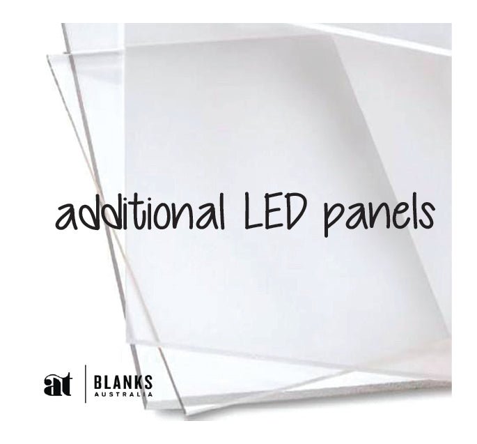 LED Insert- Extra panels Acrylic Blank Shapes | – AT Blanks Australia