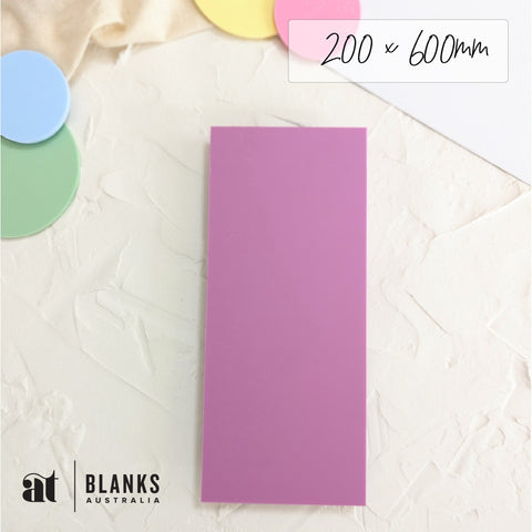 Long Narrow 200 x 600mm | Pastel Range - AT Blanks Australia#option1 - #product_vendor - #product_type