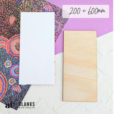 Long Narrow 200 x 600mm | Standard Range - AT Blanks Australia#option1 - #product_vendor - #product_type