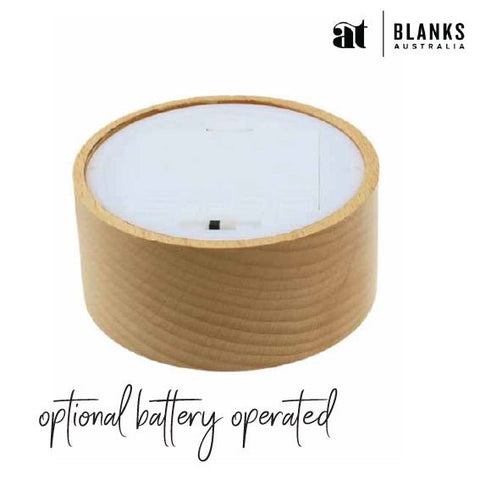 Multicolour- Round Timber Led/Remote - AT Blanks Australia#option1 - #product_vendor - #product_type