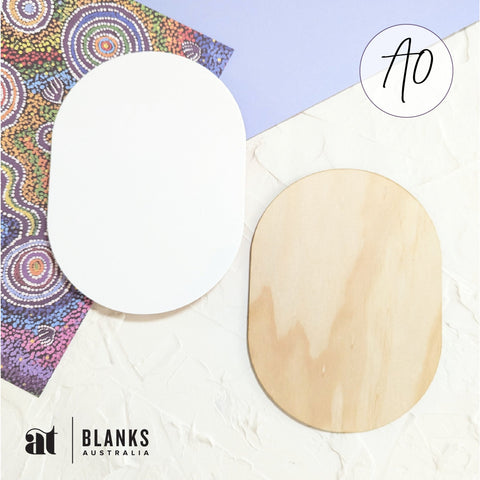 Oval 1189 x 841mm (A0) | Standard Range - AT Blanks Australia#option1 - #product_vendor - #product_type