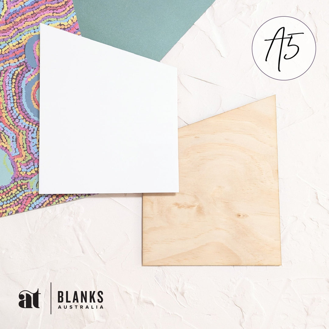 Pointed Rectangle 197 x 149mm (A5) | Craft Blanks – AT Blanks Australia