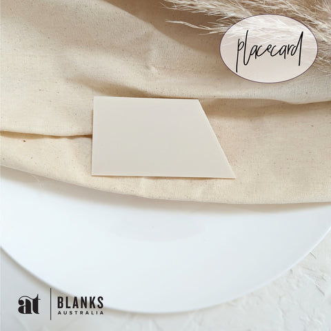 Pointed Rectangle Place card | Nature Range - AT Blanks Australia#option1 - #product_vendor - #product_type