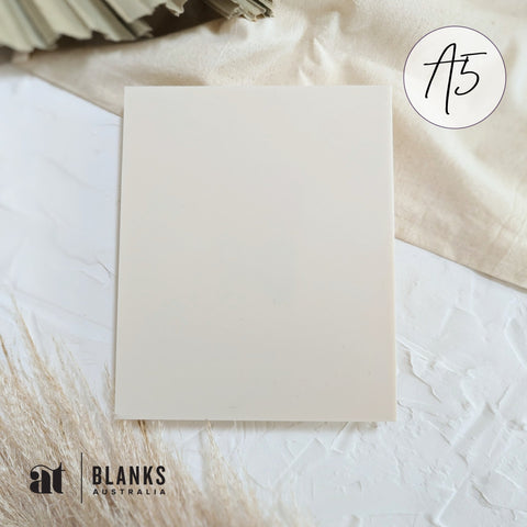 rectangle acrylic blank plywood blank A5 beige  