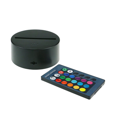 Round - 16 RGB LED Base with Remote - AT Blanks Australia#option1 - #product_vendor - #product_type