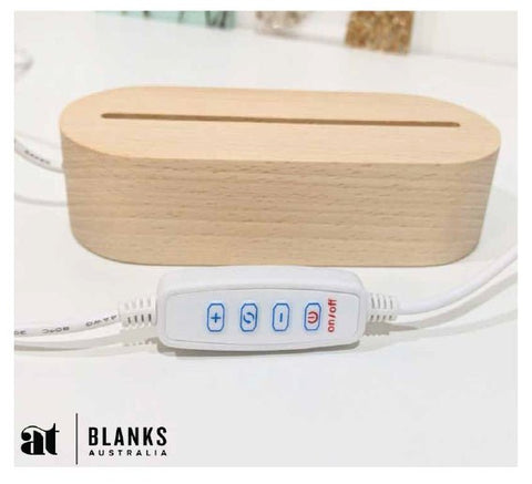 Timber LED Base- Warm white/Pure White - AT Blanks Australia#option1 - #product_vendor - #product_type