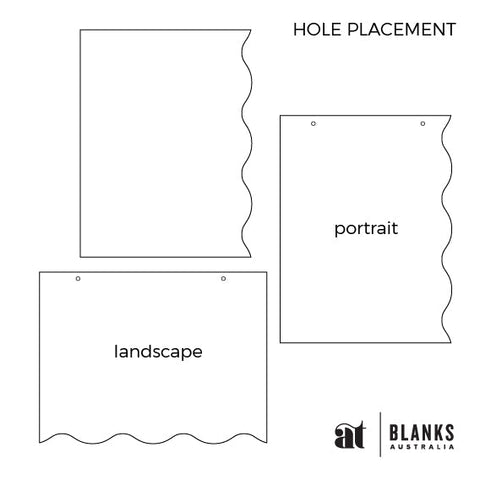 Wavy Side 400 x 297mm (A3) | Standard Range - AT Blanks Australia#option1 - #product_vendor - #product_type