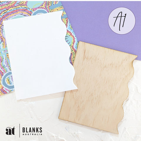 Wavy Side Rectangle 841 x 594mm (A1) | Standard Range - AT Blanks Australia#option1 - #product_vendor - #product_type